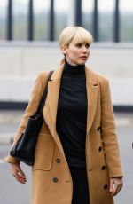 JENNIFER LAWRENCE on the Set of Red Sparrow at Heathrow Airport in London 05/04/2017