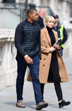 JENNIFER LAWRENCE on the Set of Red Sparrow in London 05/07/2017