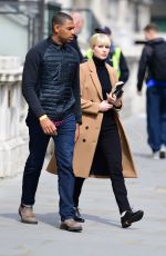 JENNIFER LAWRENCE on the Set of Red Sparrow in London 05/07/2017