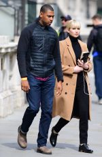 JENNIFER LAWRENCE on the Set of Red Sparrow in London 05/07/2017