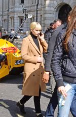 JENNIFER LAWRENCE on the Set of Red Sparrow in London 05/07/2017