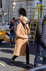 JENNIFER LAWRENCE on the Set of Red Sparrow in London 05/07/2017