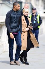 JENNIFER LAWRENCE on the Set of Red Sparrow in London 05/07/2017