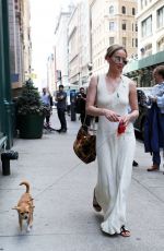 JENNIFER LAWRENCE Walks Her Dog Out in New York 05/19/2017