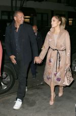 JENNIFER LOPEZ and Alex Rodriguez Out for Dinner in New York 05/08/2017