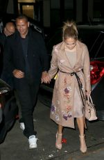 JENNIFER LOPEZ and Alex Rodriguez Out for Dinner in New York 05/08/2017