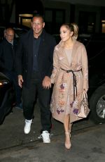 JENNIFER LOPEZ and Alex Rodriguez Out for Dinner in New York 05/08/2017