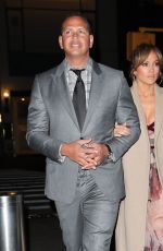 JENNIFER LOPEZ and Alex Rodriguez Out for Dinner in New York 05/14/2017