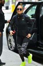 JENNIFER LOPEZ Arrives at a Gym in New York 05/11/2017