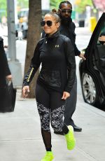 JENNIFER LOPEZ Arrives at a Gym in New York 05/11/2017