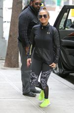 JENNIFER LOPEZ Arrives at a Gym in New York 05/11/2017