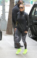 JENNIFER LOPEZ Arrives at a Gym in New York 05/11/2017
