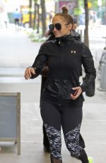 JENNIFER LOPEZ Arrives at a Gym in New York 05/11/2017