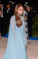 JENNIFER LOPEZ at 2017 MET Gala in New York 05/01/2017