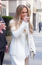 JENNIFER LOPEZ at NBC Studios in New York 05/08/2017