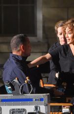 JENNIFER LOPEZ at Shades of Blue Set in New York 05/21/2017