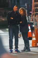 JENNIFER LOPEZ at Shades of Blue Set in New York 05/21/2017