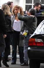 JENNIFER LOPEZ on the Set of Shades of Blue in Richmond Hills 05/10/2017