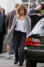JENNIFER LOPEZ on the Set of Shades of Blue in Richmond Hills 05/10/2017
