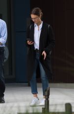 JESSICA ALBA Leaves an Office Building in Los Angeles 05/12/2017