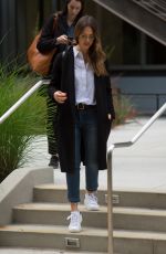 JESSICA ALBA Leaves an Office Building in Los Angeles 05/12/2017