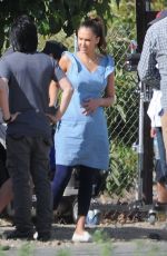 JESSICA ALBA on the Set of El Camino Christmas 05/05/2017