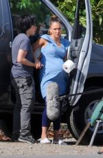 JESSICA ALBA on the Set of El Camino Christmas 05/05/2017