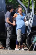 JESSICA ALBA on the Set of El Camino Christmas 05/05/2017