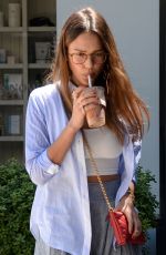 JESSICA ALBA Out and About in Beverly Hills 04/30/2017
