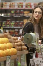 JESSICA ALBA Out for Grocery Shopping in Beverly Hills 04/29/2017