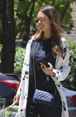 JESSICA ALBA Out in Westwood 05/20/2017