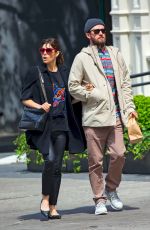 JESSICA BIEL and Justin Timberlake Out and About in New York 05/13/2017