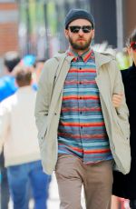 JESSICA BIEL and Justin Timberlake Out and About in New York 05/13/2017
