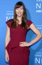 JESSICA BIEL at NBC/Universal Upfront in New York 05/15/2017