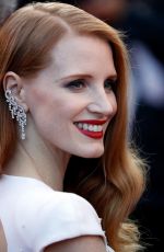 JESSICA CHASTAIN at 70th Annual Cannes Film Festival Closing Ceremony 05/28/2017