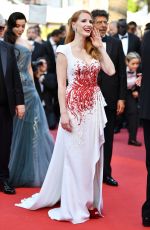 JESSICA CHASTAIN at 70th Annual Cannes Film Festival Closing Ceremony 05/28/2017