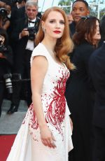 JESSICA CHASTAIN at 70th Annual Cannes Film Festival Closing Ceremony 05/28/2017