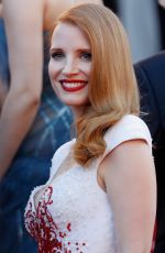 JESSICA CHASTAIN at 70th Annual Cannes Film Festival Closing Ceremony 05/28/2017