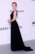 JESSICA CHASTAIN at Amfar