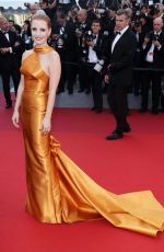 JESSICA CHASTAIN at Anniversary Soiree at 70th Annual Cannes Film Festival 05/23/2017