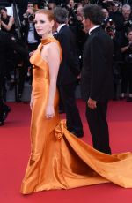 JESSICA CHASTAIN at Anniversary Soiree at 70th Annual Cannes Film Festival 05/23/2017