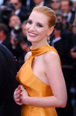JESSICA CHASTAIN at Anniversary Soiree at 70th Annual Cannes Film Festival 05/23/2017