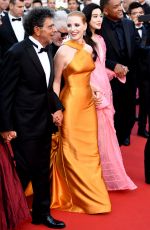 JESSICA CHASTAIN at Anniversary Soiree at 70th Annual Cannes Film Festival 05/23/2017