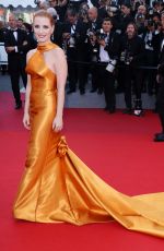 JESSICA CHASTAIN at Anniversary Soiree at 70th Annual Cannes Film Festival 05/23/2017