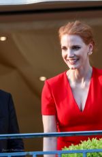 JESSICA CHASTAIN at Jury Dinner at 70th Annual Cannes Film Festival 05/16/2017