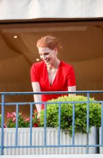 JESSICA CHASTAIN at Jury Dinner at 70th Annual Cannes Film Festival 05/16/2017