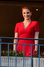 JESSICA CHASTAIN at Jury Dinner at 70th Annual Cannes Film Festival 05/16/2017