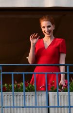 JESSICA CHASTAIN at Jury Dinner at 70th Annual Cannes Film Festival 05/16/2017