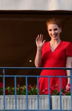 JESSICA CHASTAIN at Jury Dinner at 70th Annual Cannes Film Festival 05/16/2017