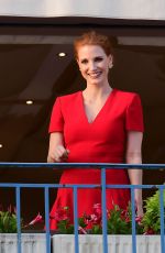 JESSICA CHASTAIN at Jury Dinner at 70th Annual Cannes Film Festival 05/16/2017